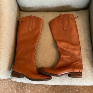 Sam Edelman penny riding boots tall Leather